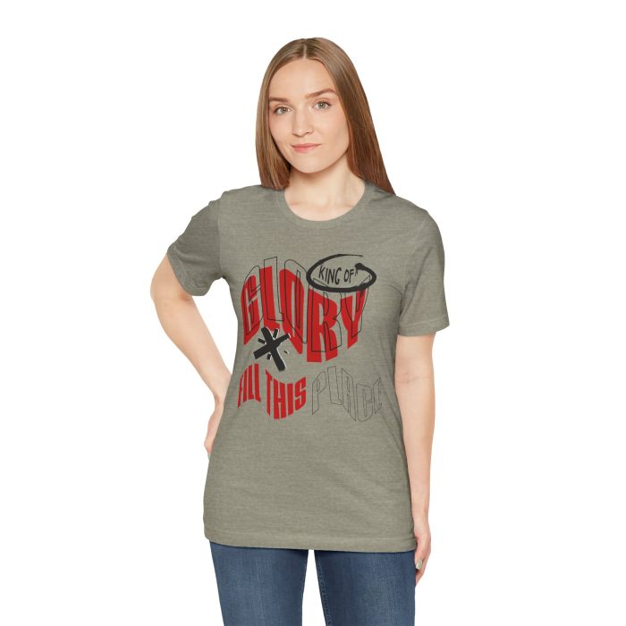 King of Glory Unisex Jersey Tee - Hosanna Christian T-Shirt - Image 44