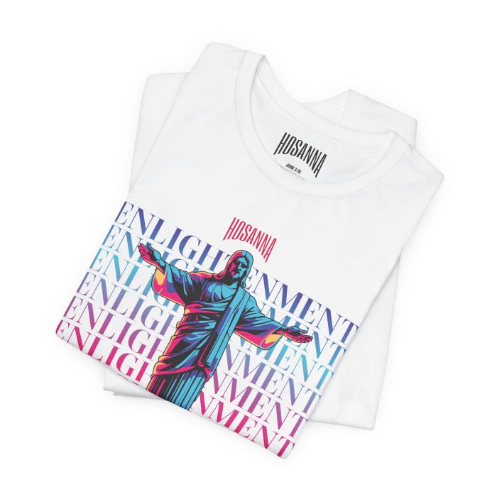 Enlightenment - Unisex Jersey Short Sleeve Hosanna Christian T-Shirt - Image 3