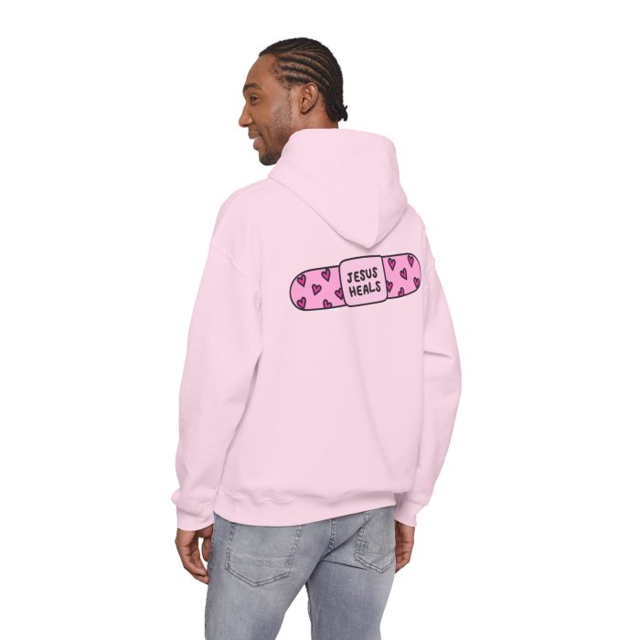 Jesus Heals - Hosanna Christian Hooded Sweatshirt - Image 14