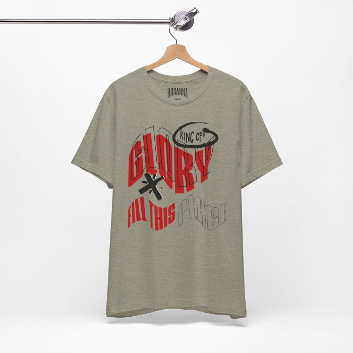 King of Glory Unisex Jersey Tee - Hosanna Christian T-Shirt - Image 38