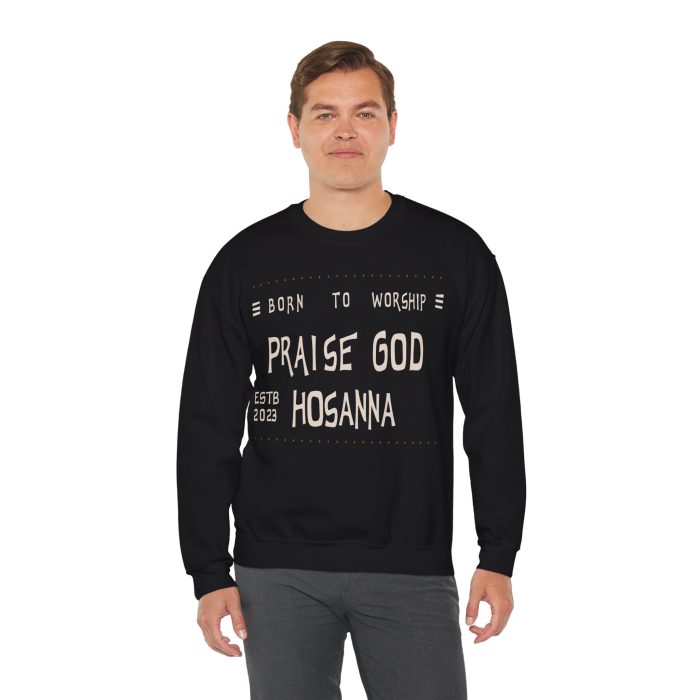 Praise God, Hosanna Crewneck Sweatshirt - Image 6
