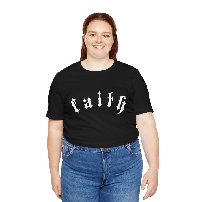 Faith - Unisex Jersey Short Sleeve Hosanna Christian T- Shirt - Image 13