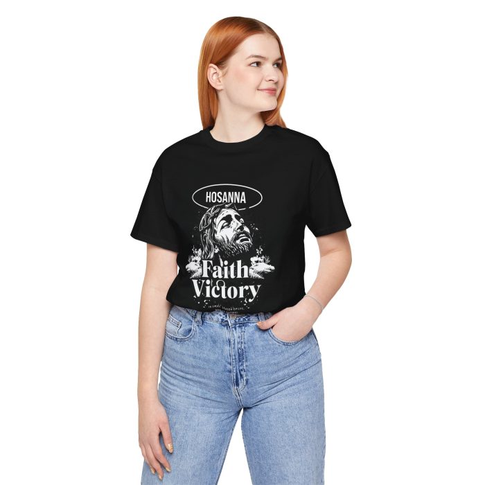 Faith Victory Unisex Tee - Hosanna Christian T Shirt - Image 16
