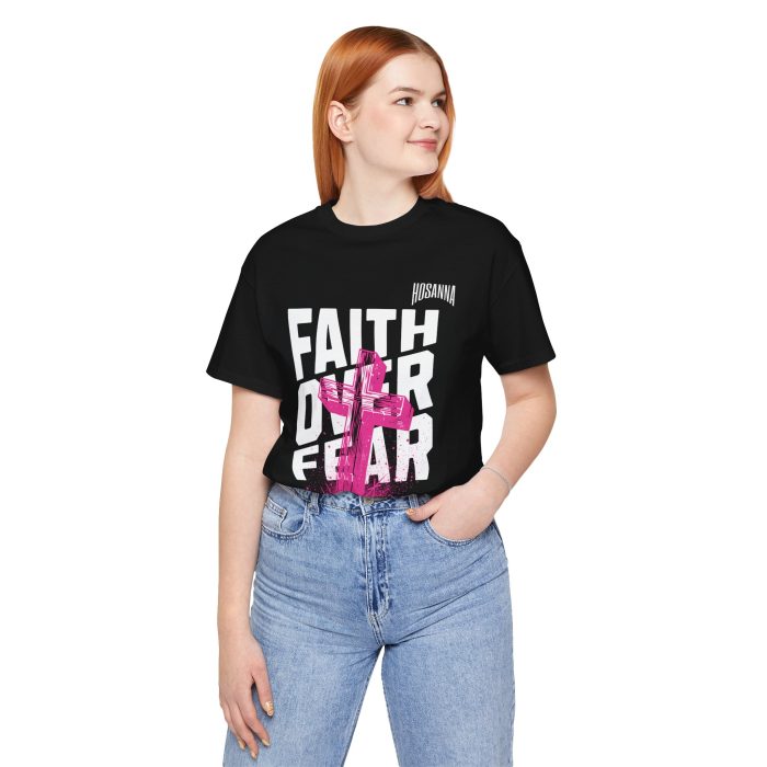 Faith Over Fear Unisex Jersey Tee – Hosanna Christian T-Shirt - Image 49