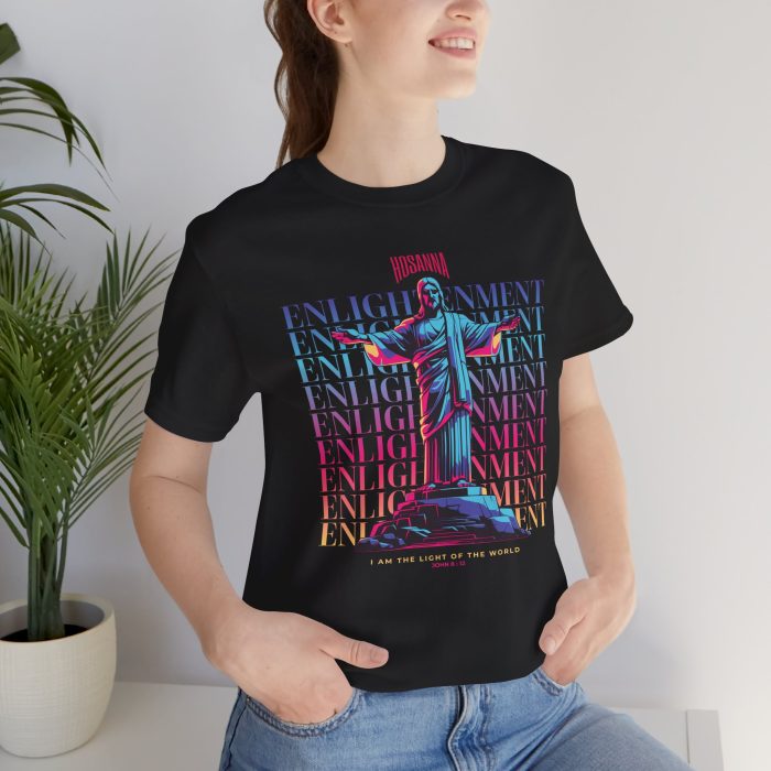 Enlightenment - Unisex Jersey Short Sleeve Hosanna Christian T-Shirt - Image 55