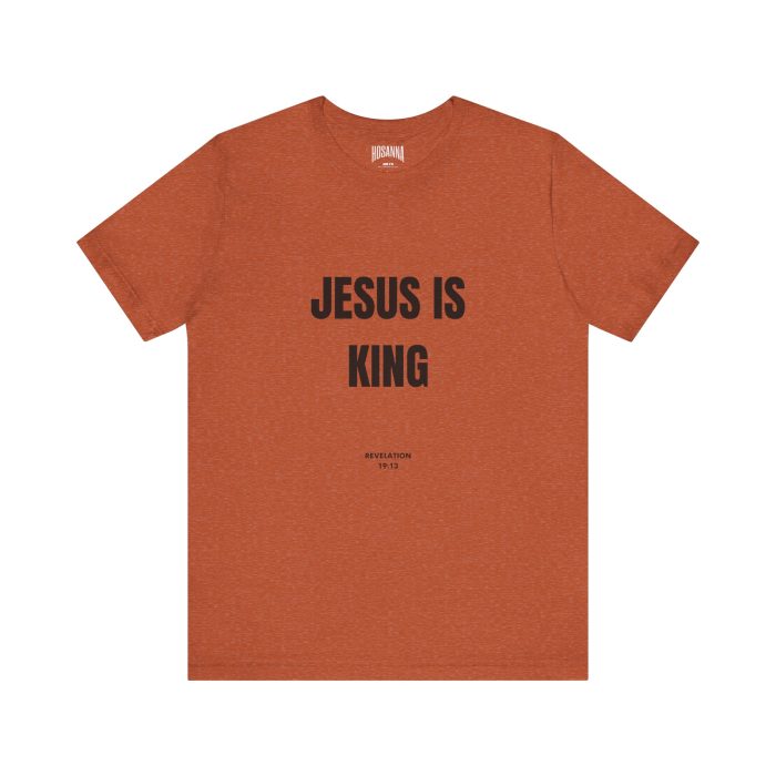 Rev. 19:13 Jesus is King Short Sleeve Tee - Image 9