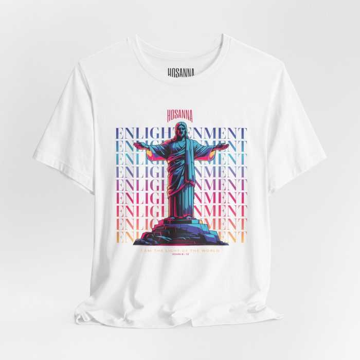 Enlightenment - Unisex Jersey Short Sleeve Hosanna Christian T-Shirt - Image 4