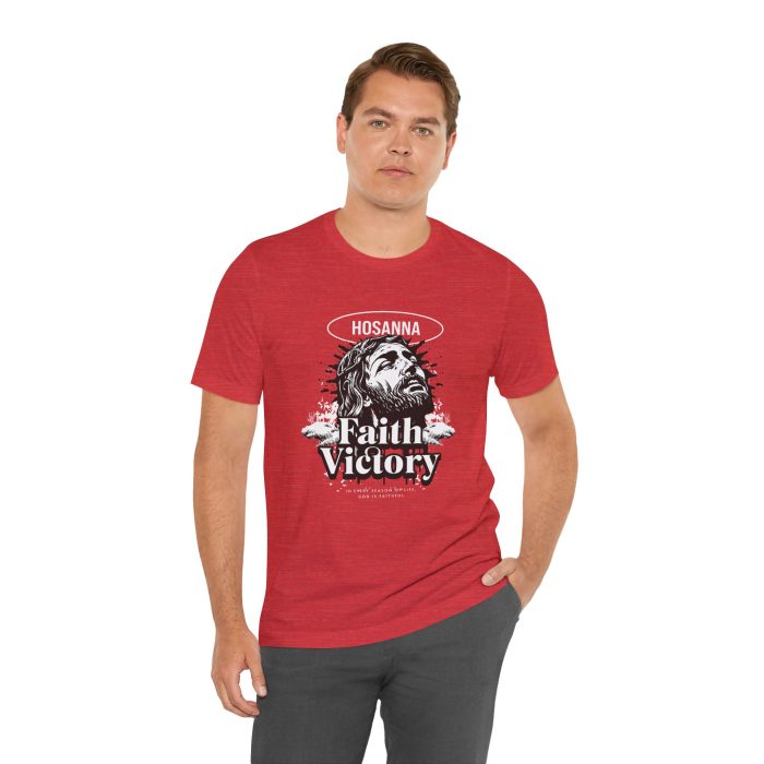 Faith Victory Unisex Tee - Hosanna Christian T Shirt - Image 45