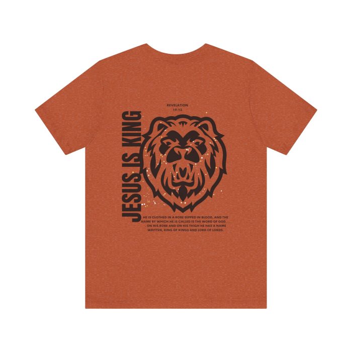 Rev. 19:13 Jesus is King Short Sleeve Tee - Image 10