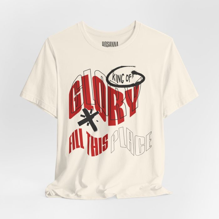 King of Glory Unisex Jersey Tee - Hosanna Christian T-Shirt - Image 4